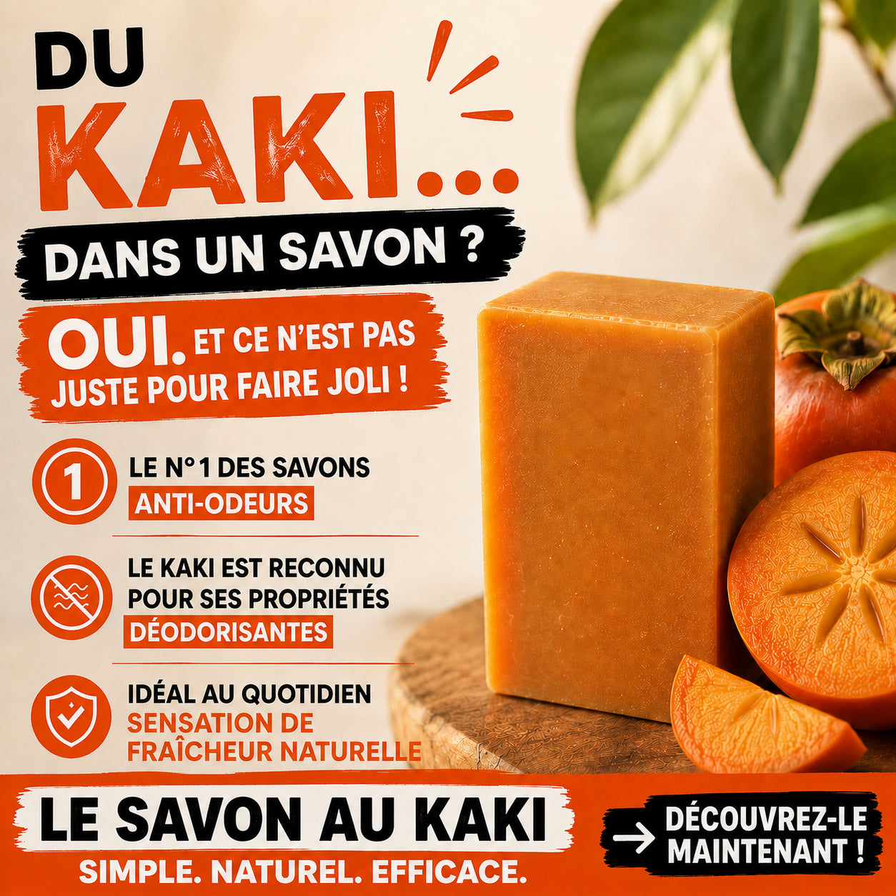 Savon au Kaki Original